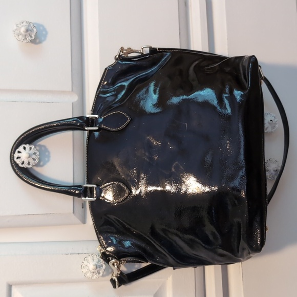 Dooney and Bourke Patent Leather Satchel - Picture 5 of 10